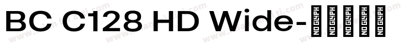 BC C128 HD Wide字体转换